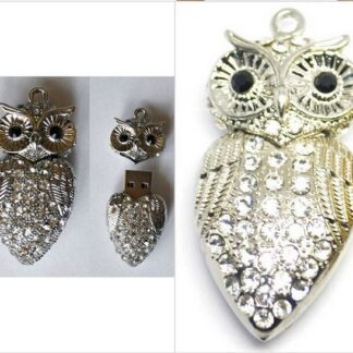 Disk on Ring Owl Silver